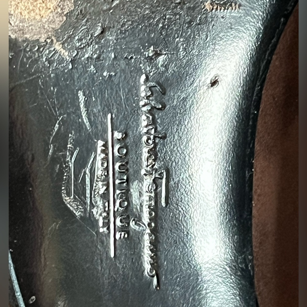 Ferragamo Ladies Brown Suede Shoes - Picture 7 of 8
